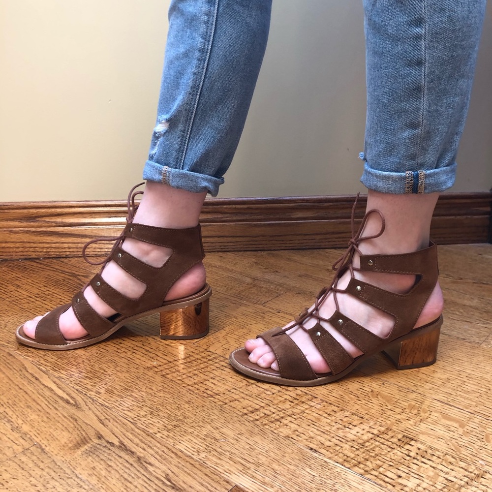 Tan sandals